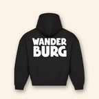 Wanderburg Oversized Hoodie, back with large Wanderburg logo