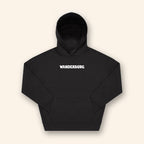 Wanderburg Oversized Hoodie, front with Wanderburg wordmark