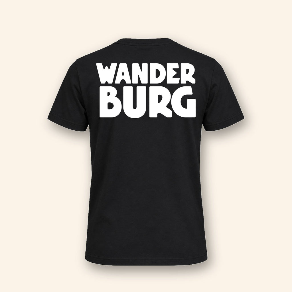 Wanderburg Regular T-Shirt, back with large Wanderburg logo