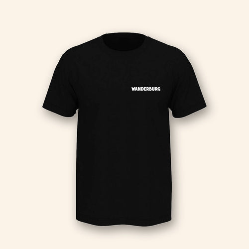 Wanderburg Regular T-Shirt, front with Wanderburg wordmark
