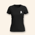 Wanderburg Women T-Shirt, front with embroidered castle